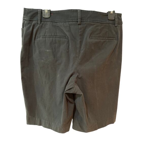 Talbots Bermuda Shorts Womens Size 10 Black Classic Fit Mid Rise Stretch Casual - Picture 3 of 7